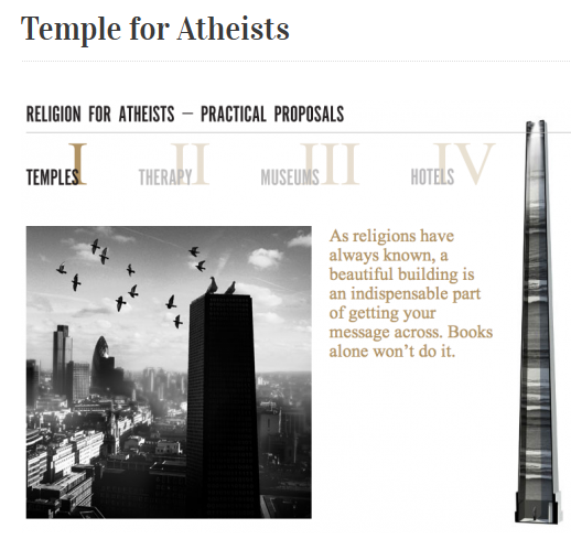 Atheistische tempel