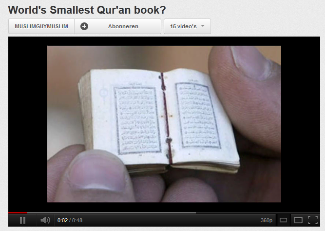 Kleinste Koran
