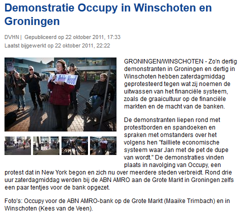 Occupy Winschoten